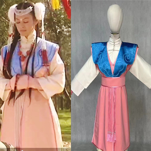 孝庄秘史大玉儿同款古装武侠风汉服女 汉元素中国风传统套装