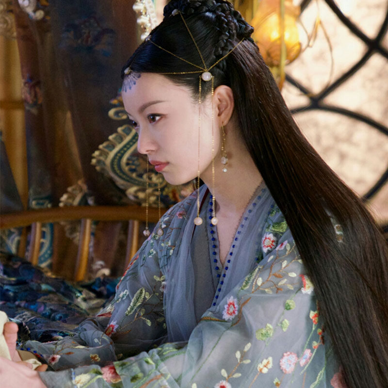 影视剧宸汐缘汉服 古装仙女装灵汐飘逸仙子装白浅舞台演出服