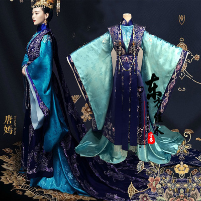唐嫣长拖尾汉服古装李未央同款