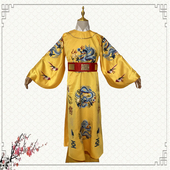 明朝古装 黄色皇帝装 精致绣花 影视剧古装 古装 2015新款