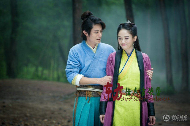 2013新款 影视剧笑傲江湖古装 令狐冲 陈乔恩 东方不败古装