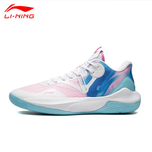 专业比赛篮球鞋李宁超轻中帮