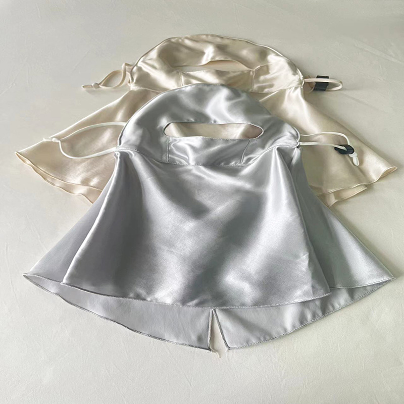 全脸防晒面罩100%桑蚕丝