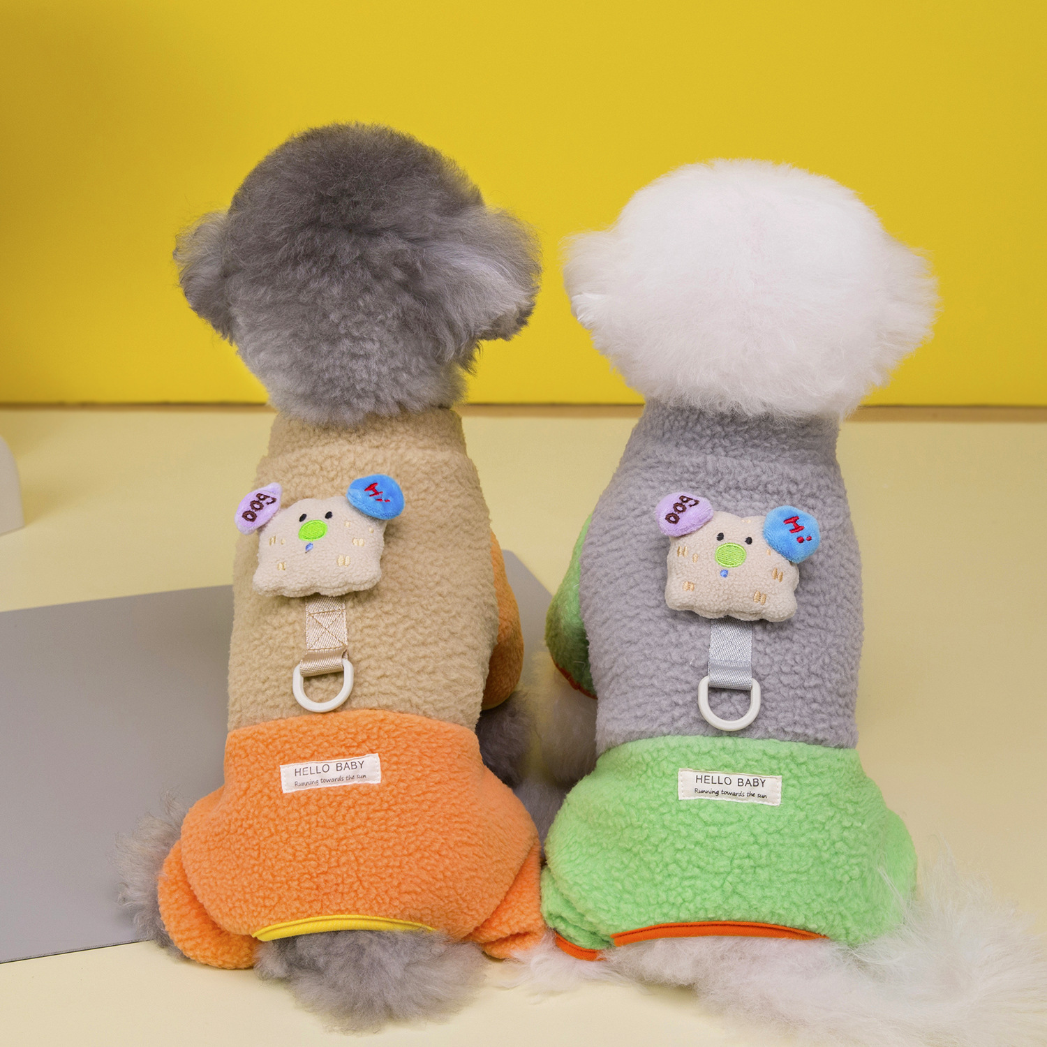 狗狗衣服秋冬款四脚连体加绒保暖防寒泰迪比熊博美可穿带牵引扣衣,宠物/宠物食品及用品,狗宠物服装/雨衣,淘宝优惠券,粉丝福利购,淘宝优惠卷