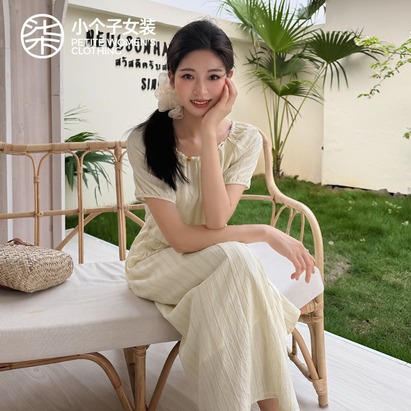 柒量一裁小个子女装连衣裙子图片