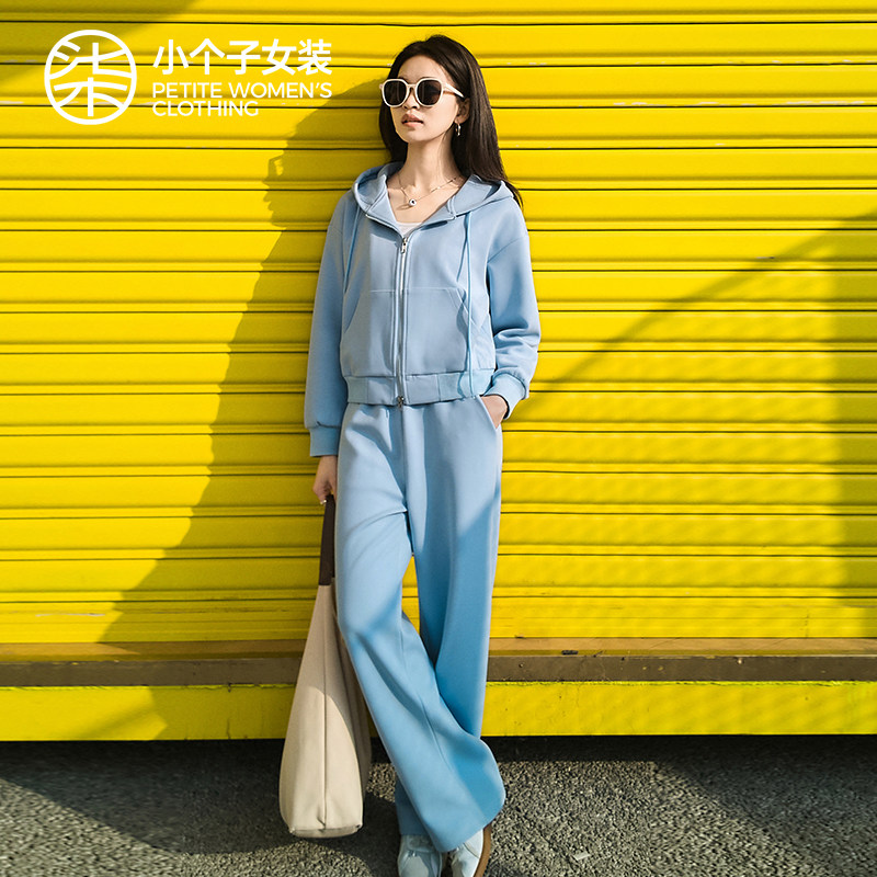 柒量一裁小个子运动套装时尚巨好看的两件套外套94-95cm裤子3040