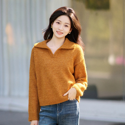 柒量一裁可机洗羊毛毛衣