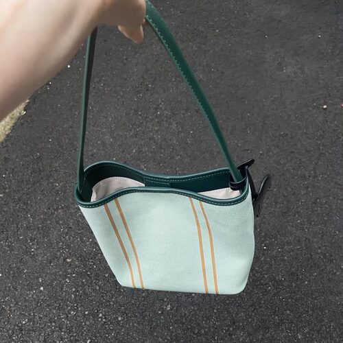 帆布包百搭单肩手提包水桶包