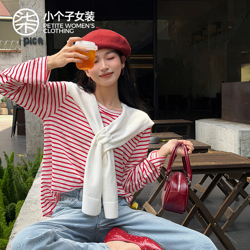 柒量一裁小个子早秋新款套装图片