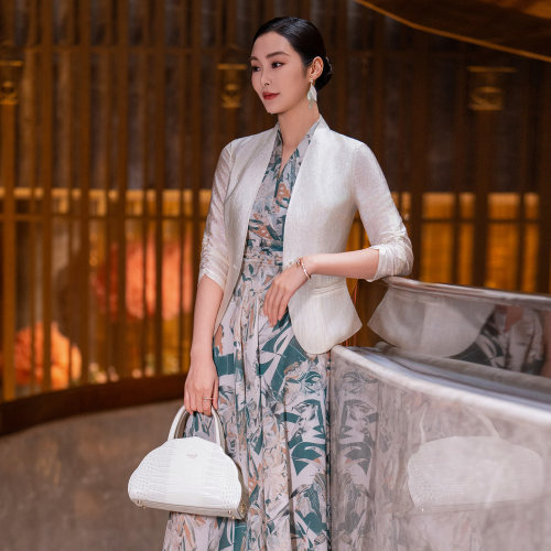 时尚醋酸西装外套女夏季2026新款