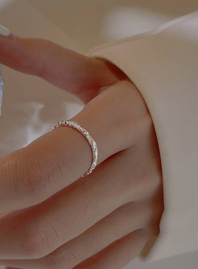 糖纸戒指女小众设计戒指