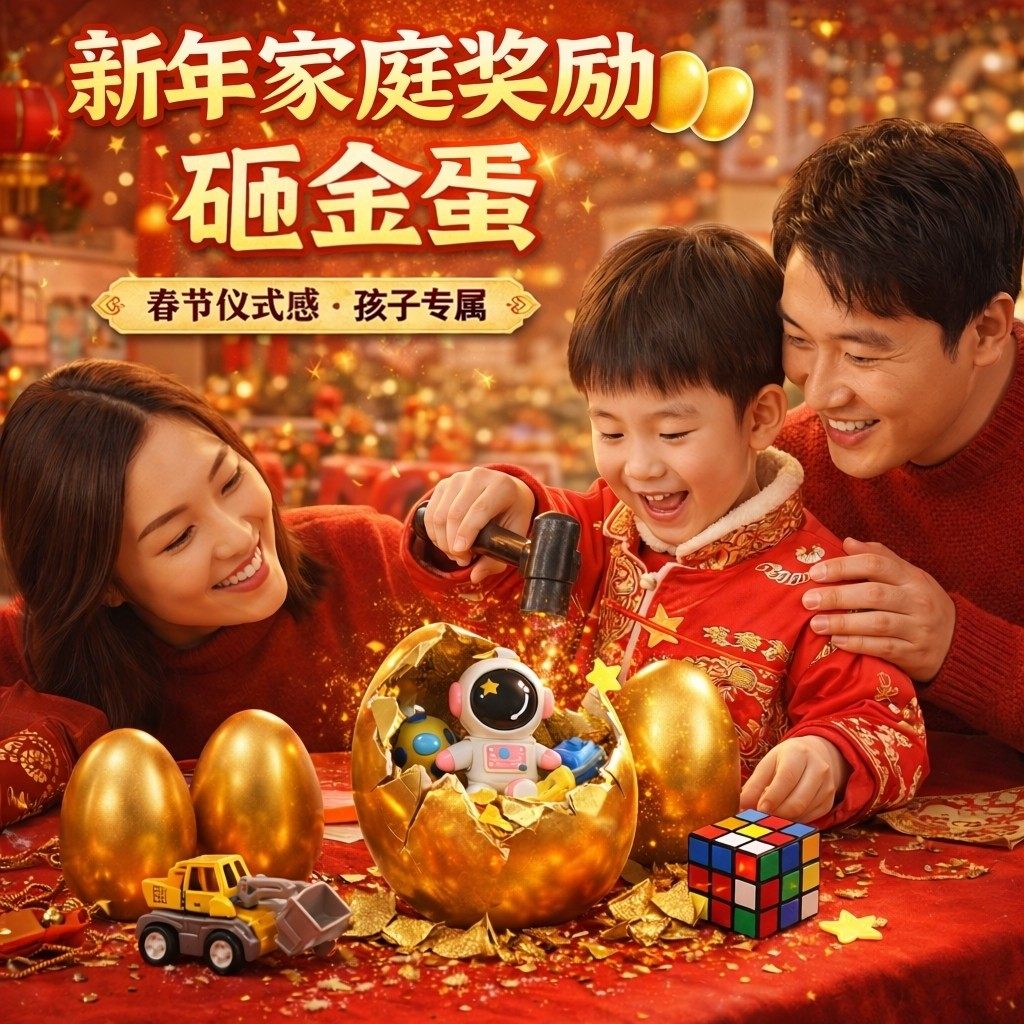 儿童砸金蛋盲盒男孩生日春节新年礼物玩具新女孩小学生抽奖洞洞乐,玩具/童车/益智/积木/模型,其它玩具,淘宝优惠券,粉丝福利购,淘宝优惠卷