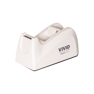 得力透明胶带切割器自动胶纸防滑底座外卖撕胶带打包神器胶台座小号文具用品大号切断器断带工具架子滚轮美纹