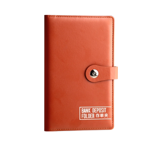 存单收纳本文件夹支票汇票存单夹收纳册存折本票据夹定期活期存款储蓄单文件袋多功能收集册收据欠条整理