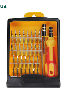 谊华YIHUA-201104多功能螺丝批套筒组合螺丝刀拆机工具33合一