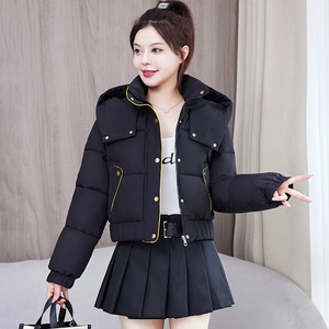 反季棉服女2025年新款冬季小个子短款棉衣保暖加厚面包服外套棉袄