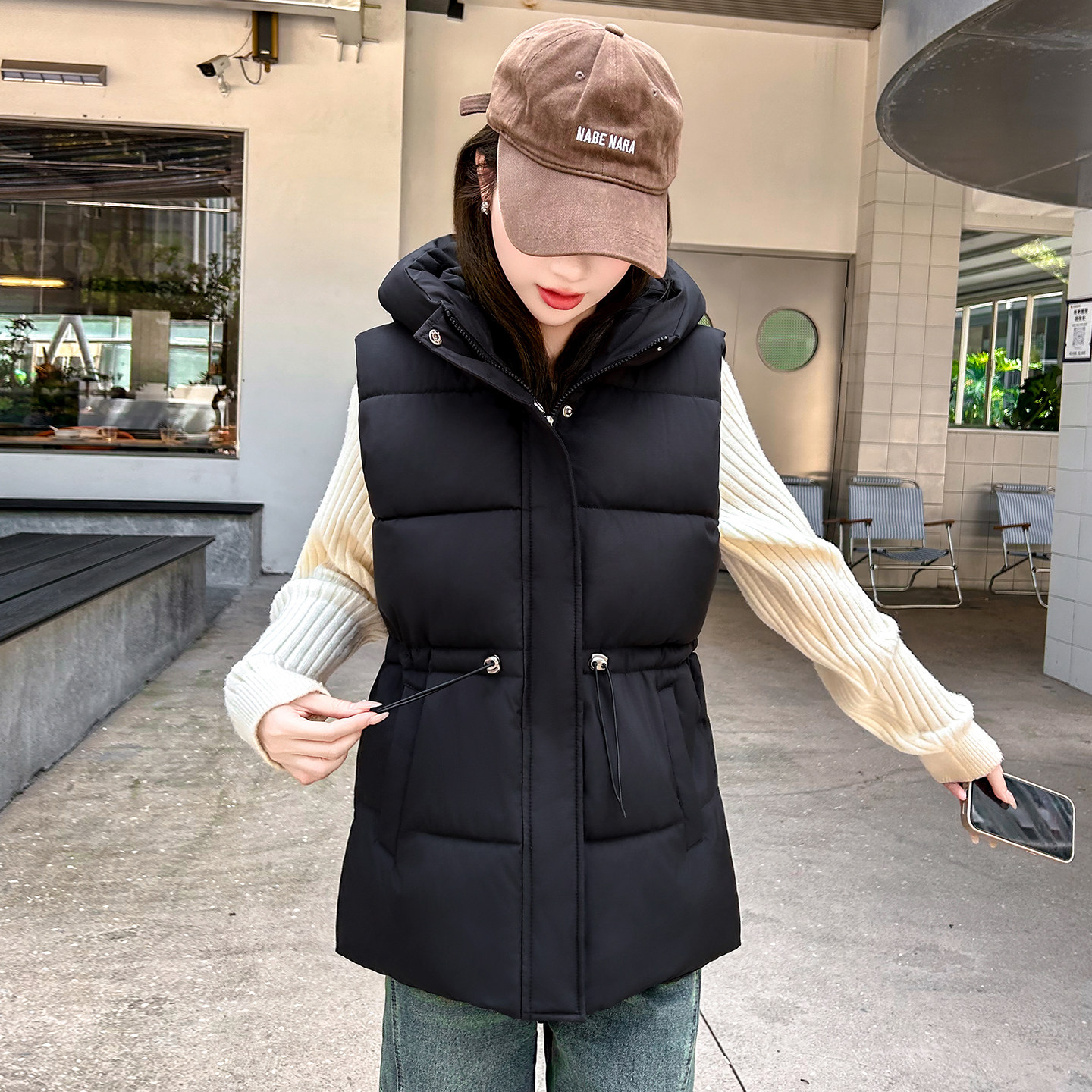 2026新款女加厚保暖棉马甲外穿