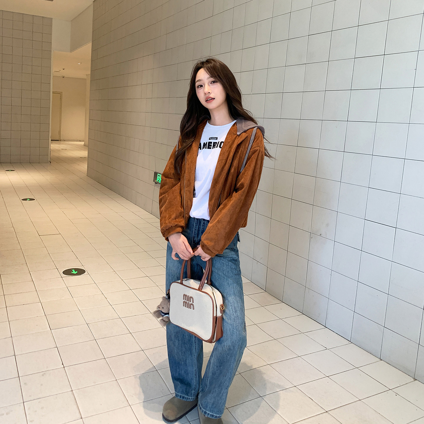 冬季加厚韩系连帽小个子显瘦女棉