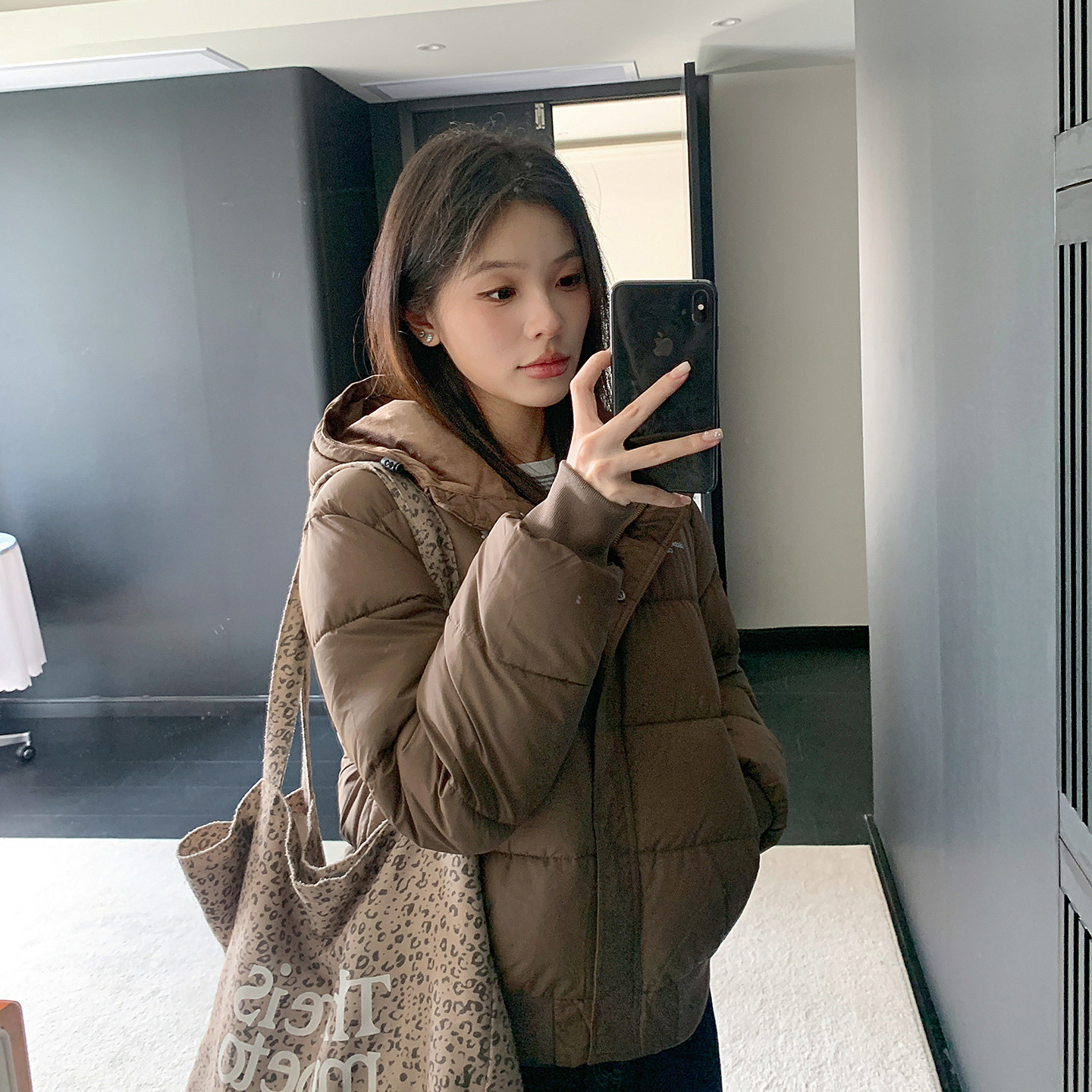 2026冬季女短款加厚韩系棉服