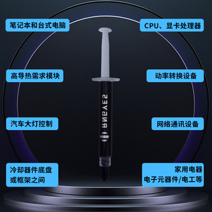 CPU笔记本电脑散热器显卡LED通用降温绝缘硅胶膏 导热硅脂台式