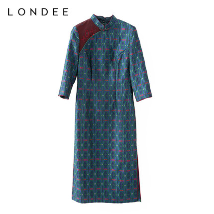 Londee/龙笛【孤品】新中式复古旗袍高端国风女装连衣裙2PW29CH