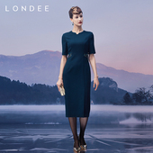 Londee 龙笛复古风新中式 收腰显瘦改良旗袍2T21299