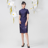 Londee 旗袍连衣裙2S21251 中式 龙笛春夏款 改良版