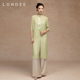 气质开衫 Londee 龙笛国风真丝外搭新中式 中长披肩气质外套5S25264