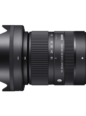 适马18-50mm F2.8 DC DN半画幅微单相机广角变焦镜头XF/E/RF卡口