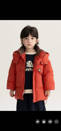 极简风秋冬新款羽绒服.