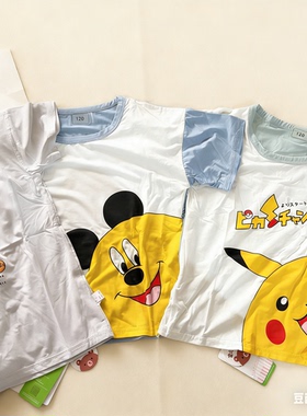 夏季优可丝卡通短袖抗菌套装