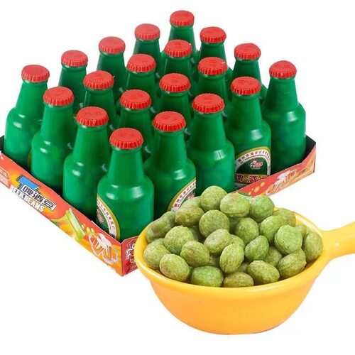 啤酒豆小零食怀旧8090后回忆小吃经典膨化办公室吃货休闲食品