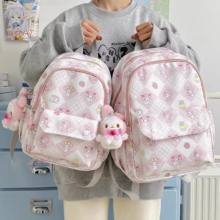 库洛米书包儿童小学生一二三到六年级女孩外出旅游女童背包补课包