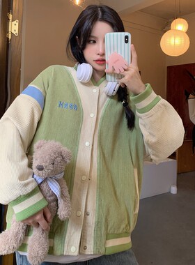 棒球服外套少女春秋装ins潮2