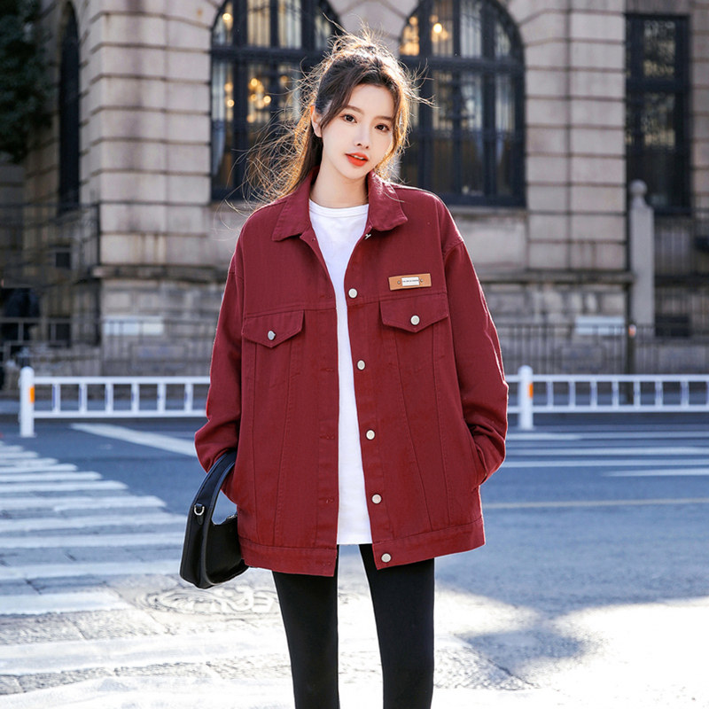 2025年新款初春秋款牛仔外套女装休闲百搭上衣韩版早春季工装夹克