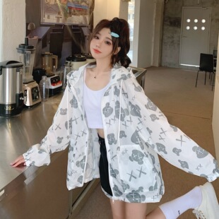 初中生潮流清新夏装薄款外套女2025新款高中学生ins时尚防晒衣服