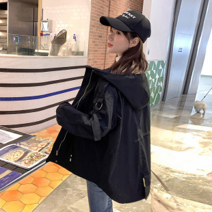 外套少女2025新款春秋学院风初中学生韩版宽松百搭显瘦中长款风衣