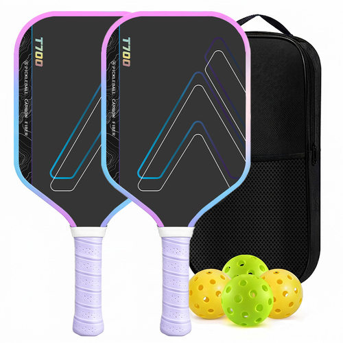 T700 碳纤维匹克球拍皮克球拍跨境热销欧美爆款pickleball球拍P2