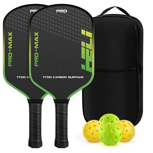 碳纤维全套装拍板pickleball儿童匹克球拍皮克球拍t700布纹匹克球