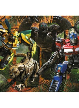 包邮波兰trefl欧洲进口益智动漫拼图10764变形金刚动物崛起1000片