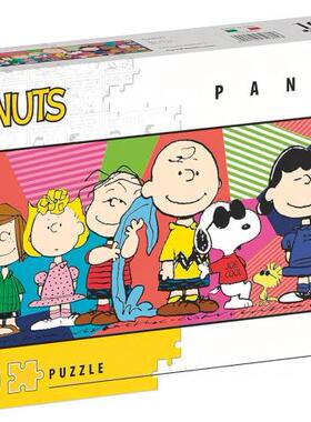 儿童入门意大利Clementoni进口益智卡通拼图39805花生1000片宽幅