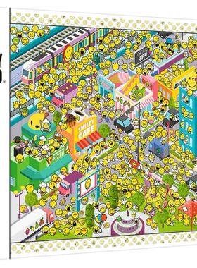 包邮 trefl欧洲进口益智拼图37429微笑在哪里500片微笑世界城市