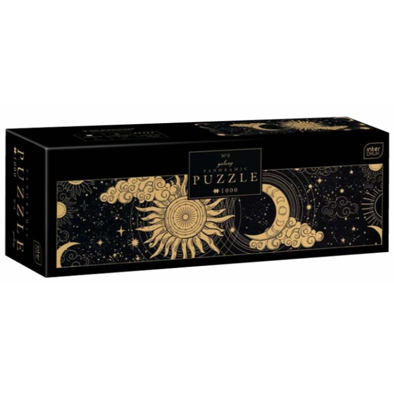 新款包邮Interdruk波兰进口益智拼图银河系列 日月星辰1000片宽幅