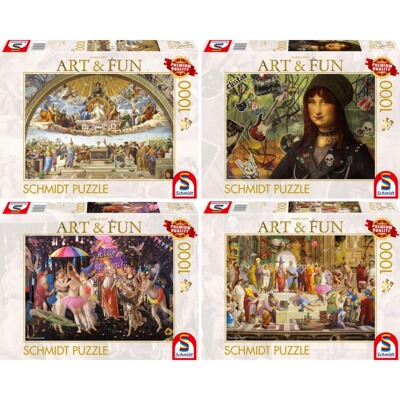 新品包邮 施密特Schmidt德国进口益智拼图马库斯宾兹作品四款合集