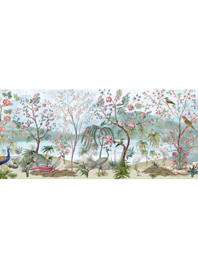 新款 Interdruk波兰进口益智拼图 秘密花园 百鸟繁花园1000片宽幅