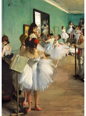 新款 法国Bluebird蓝鸟进口益智名画拼图60046舞蹈课1000片德加