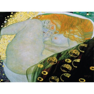 正品现货 意大利Ricordi进口益智名画拼图 达娜厄1500片克里姆特