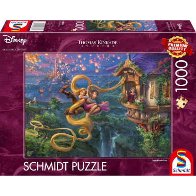 新品 施密特Schmidt德国进口拼图 长发公主 陷入爱河1000片迪士尼