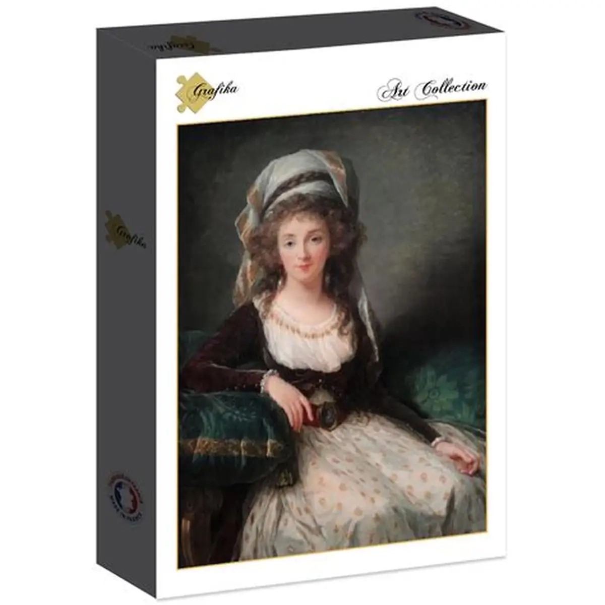 正品包邮法国Grafika进口成人益智名画拼图30614阿盖索夫人2000片