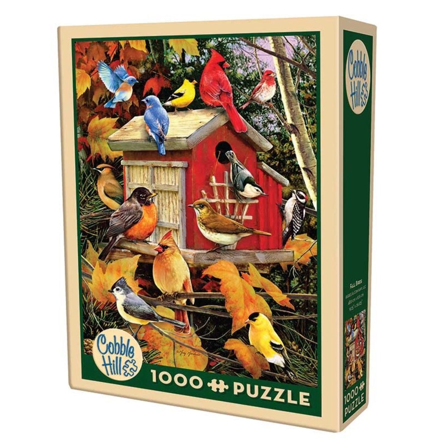 现货包邮加拿大Cobble Hill进口益智动物拼图51803秋天的鸟1000片